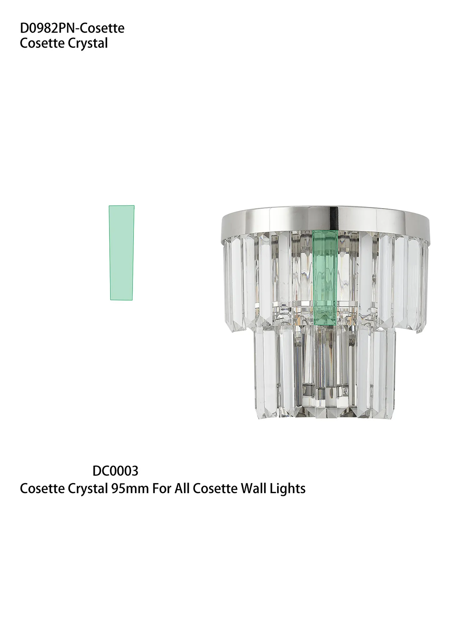 Cosette Accessories Crystal Components Deco Crystal